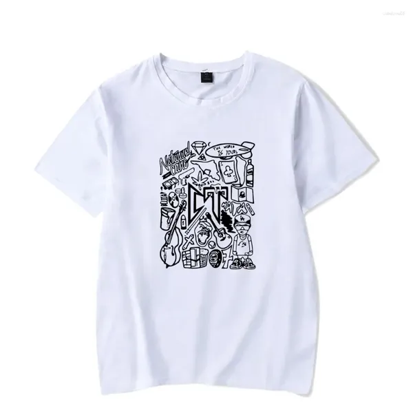 Magliette da uomo Natanael Cano CT Corridos Tumbados T-shirt vintage anni '90 Moda Estate Maglietta a maniche corte Donna Uomo Casual Tee Shirt