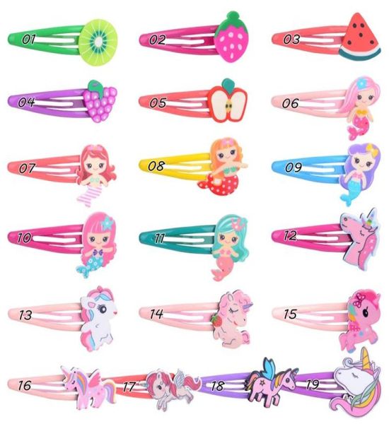 Moda Bambini Ragazze Accessori per capelli Sirena Unicon Barrettes Forcine per capelli Forcine per bambini carini3700776