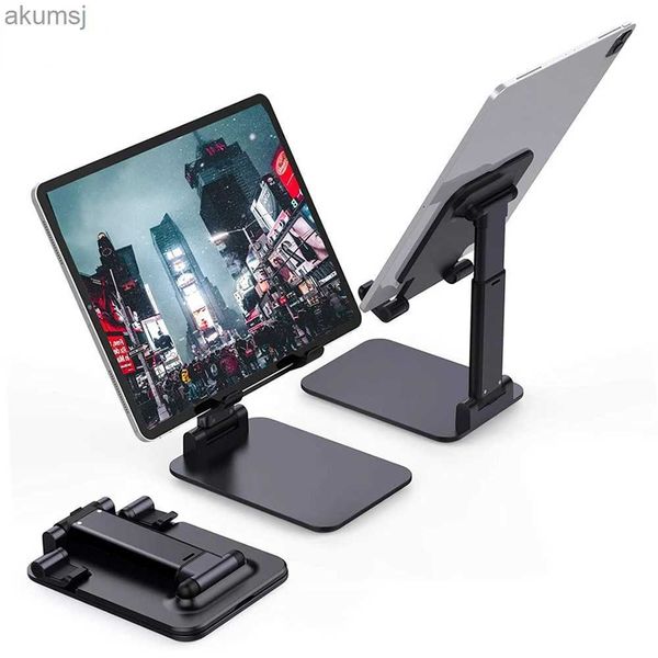 Tablet PC Stand Tablet Stand Universal Masaüstü Tutucu İPad 11 '' Cep Telefonu Kindle E-Kitap Standı Tablestop Kararlı Ayarlanabilir Katlama YQ240125