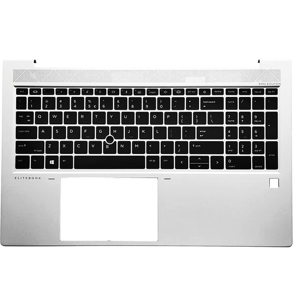 Neu für HP EliteBook 750 755 850 G7 G8 US-Tastatur mit Hintergrundbeleuchtung und Handballenauflage M35816-001