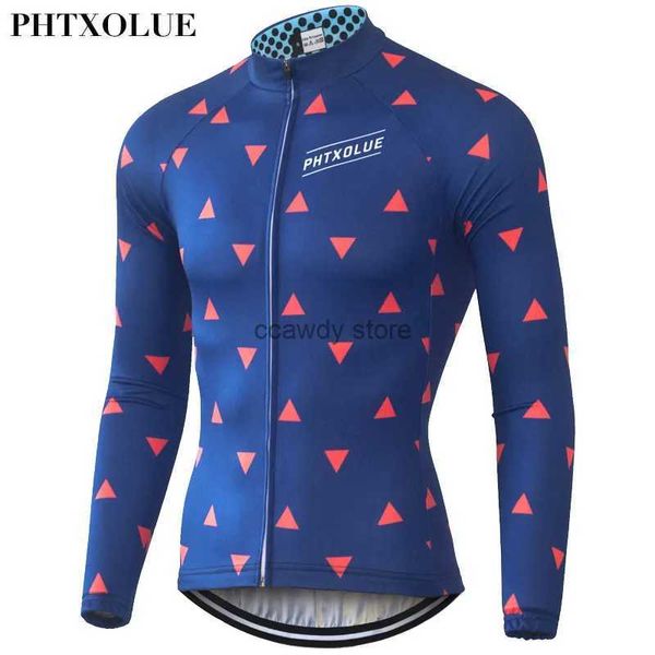 Männer T-Shirts Phtxolue Radfahren Trikots Winter Thermal Fece Warm Pro MTB Lange Seve Männer Bike Wear Kleidung Maillot QY056H24125