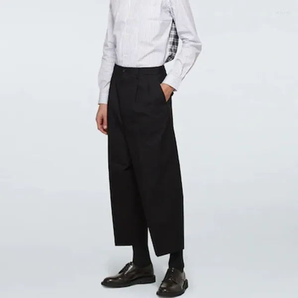 Pantaloni da uomo Haren Primavera e autunno Scuro Urbano Moda giovanile Casual Taglia grande Nove punti