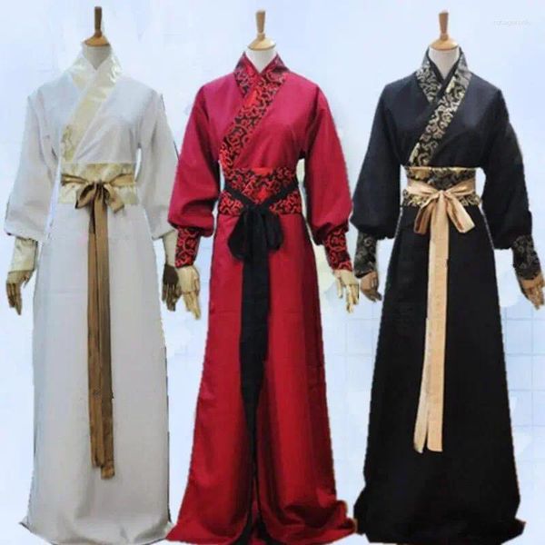 Сценическая одежда, красный, черный год, одежда для китайских народных танцев, Hanfu для женщин и мужчин, юбка, модельные туфли, шляпа, традиционная одежда больших размеров, косплей аниме