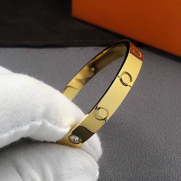 Luxus Armreif Frauen Edelstahl Schraubendreher Paar Gold Armband Männer Mode Schmuck Valentinstag Freundin Zubehör Großhandel