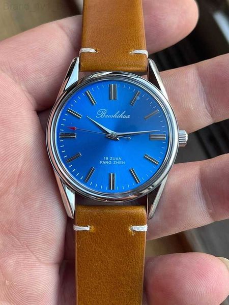 Diğer Saatler Vintage Shanghai Erkekler Çin Askeri 36mm El Rüzgar Mekanik Bilekleri Antika Saatler Klasik Retro Stil 1963