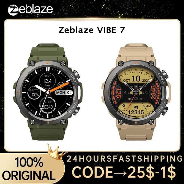 Умные часы Zeblaze Vibe 7 Rugged Smartwatch 1.39 IPS 24/7 Управление здоровьем Bluetooth Вызов 100+ спортивных режимов Смарт-часы для мужчин YQ240125