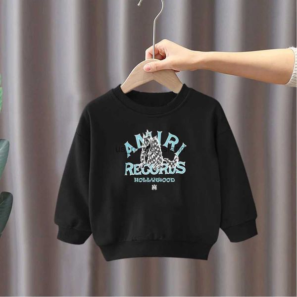 Hoodies moletons crianças moletom de algodão bebê meninos jumper marca de luxo pulôver outono inverno quente camisola manga longa meninas moda crianças topl240125