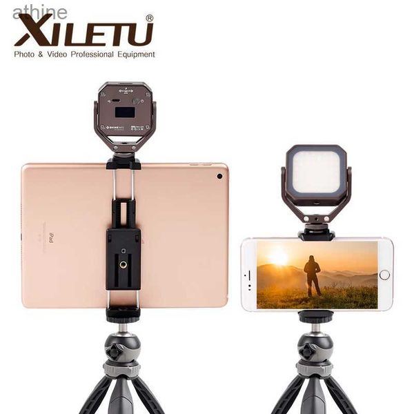 Подставки для планшетных ПК XILETU XJ16 iPad Профессиональный штатив 5-12 дюймов Универсальный зажим для подставки Регулируемый вертикальный кронштейн Держатель-адаптер 1/4 YQ240125