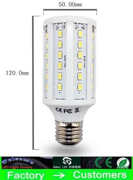 30 Stück LED-Maisbirnenlicht 15W E27 LED-Lampen E14 B22 5630 SMD 60 LED 1800LM Energiesparlampe 110V130V 220V240V hoch po3366099