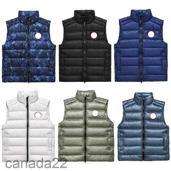 24ss Kanada Gilet Crofton Körperwärmer Top Mode Weste Daunenjacke Winter Warm Unisex Wärmer Herren Damen Damen Gilets Highend Mantel Größe Xs-xxl 39UD 39UD