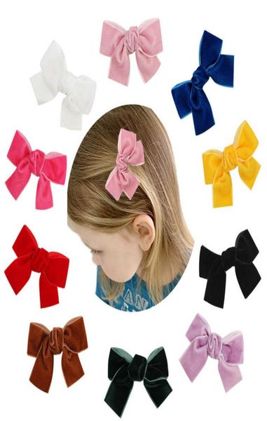 5 pçsset 3 polegadas arcos de cabelo meninas grampos de cabelo bonito pequeno bowknot crianças presilhas bebê bb clipes meninas acessórios de cabelo acessório do bebê b38258807