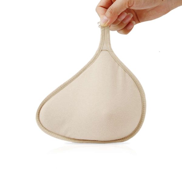 Acessórios para fantasia Protetor de gancho Duas formas espiral triângulo algodão capa protetora para formas de mama de silicone absorvente de suor e respirável 5 / P