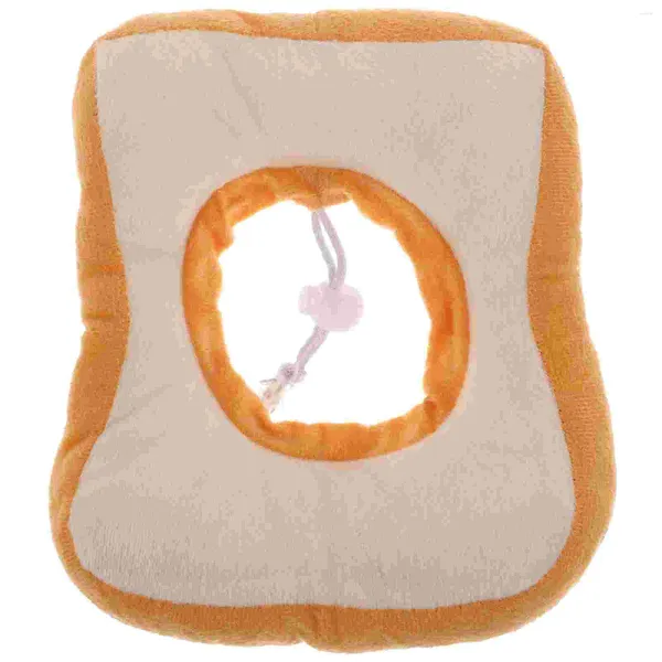 Collare abbigliamento per cani piccoli gatti decorativi creativa cono da pet cono di protezione morbida recupero gattino di cotone anti -morso pane forma