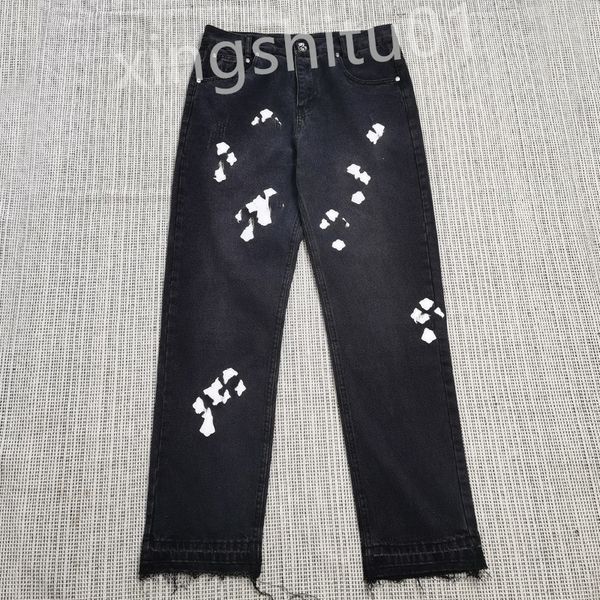 Tasarımcı S Jenas True Jeans Adam Mor Jean Ksubi Jeans Siyah Skinny Stickers Hafif Eski Yıkalı Yırtıcı Motosiklet Kaya Revival Joggers Gerçek Dinler Denim Jeans 81