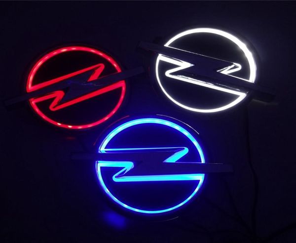 Nova lâmpada de emblema de carro 5d padrão automático, logotipo de carro modificado especial, luz led, emblema automático, lâmpada led para opel5620800