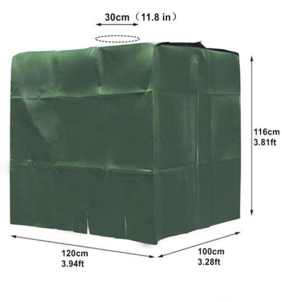 Custodie per coperture per attrezzature per irrigazione Protezione per serbatoio IBC Contenitore per acqua da 1000 l Foglio isolante Coperture protettive UV solari4589362