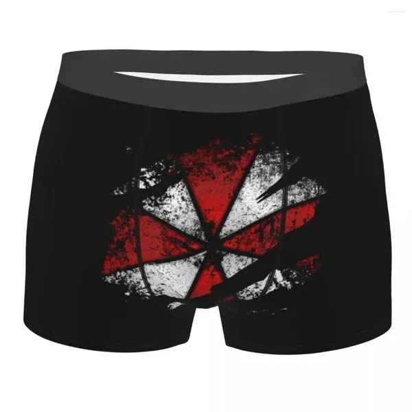 Cuecas Umbrella Corporation Corp Homem Cueca Boxer Shorts Calcinhas Engraçado Soft para Homme Plus Size