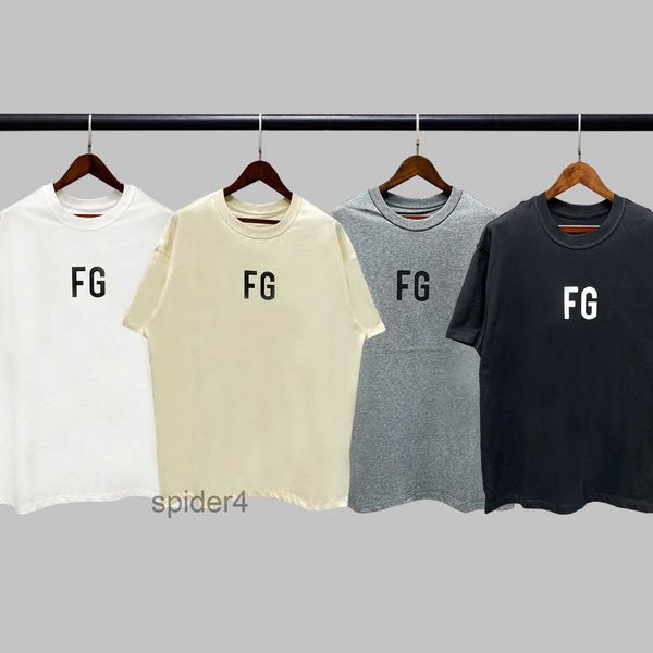 T-shirt da uomo Stilista Ouyang Nana's Same Feel of God Fg Rich Manica corta Stagione 6 Linea principale Coppia Nebbia High Street T-shirt Uomo Q1I2 Q1I2