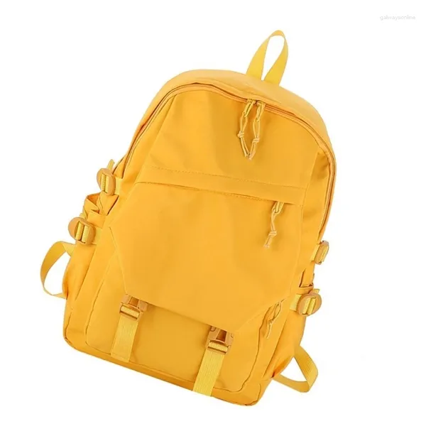 Schultaschen, stilvoller, bunter Retro-Damenrucksack, Nylon-Tagesrucksack, große Kapazität