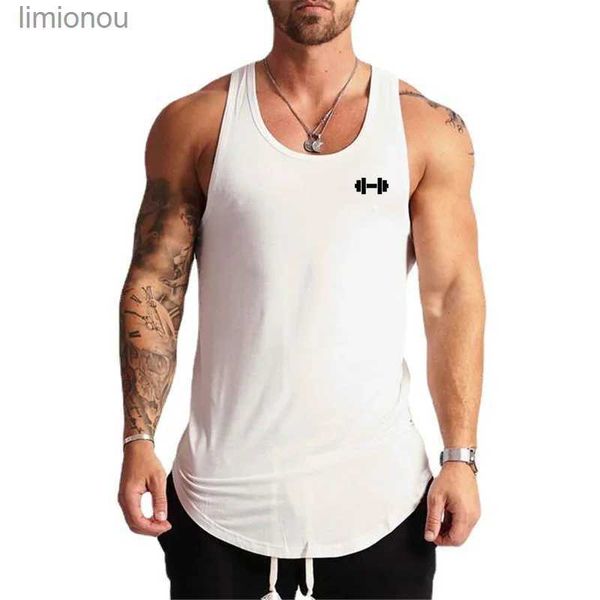 Herren-Tanktops FITNESS SHARK Atmungsaktives, dünnes, ärmelloses T-Shirt für Herren, Training, Sommer, Joggen, Übung, ärmellose TanktopsL240124