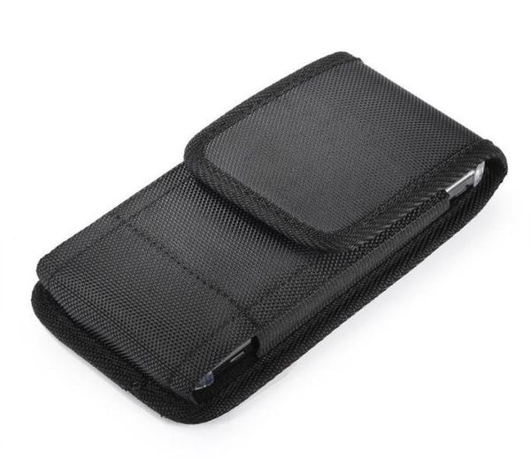 Sacos ao ar livre Universal Men Mobile Phone Bolsa Nylon Durável Vertical Horizontal Cintura Saco Capas 5763039039Hangable3111665