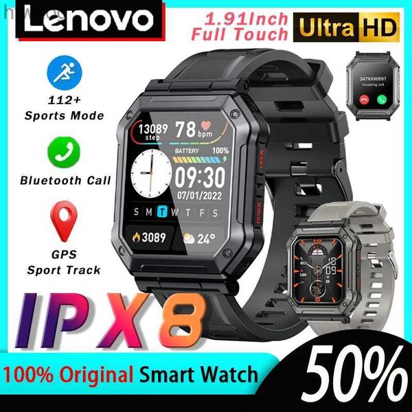 Orologi intelligenti Lenovo GTS Fit Smart Watch Uomo Batteria grande Riproduzione musicale Fitness Tracker Quadrante Bluetooth Chiama Sport Smartwatch Uomo per IOS Android YQ240125