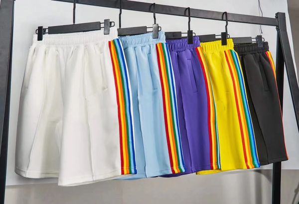 Shorts, shorts masculinos, shorts de grife masculino, coleção Palm World, shorts casuais femininos, com bolsos, shorts T, esportes, praia, natação, rafting, anjos de secagem rápida