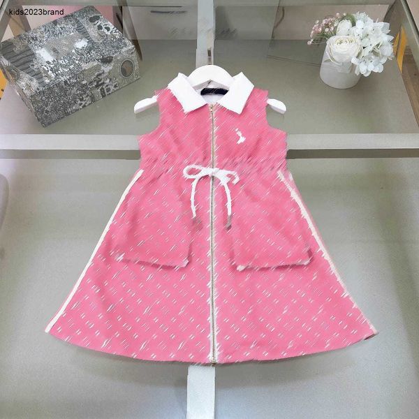 Новая юбка для девочек, дизайнерское детское платье со шнуровкой на талии. Размер 110-160. Детская дизайнерская одежда. Детское платье с большим карманом и украшением. Январь 20.