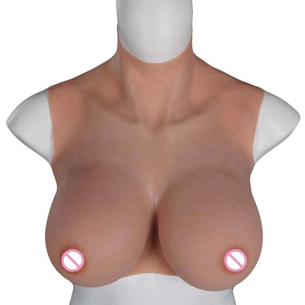 Kostümzubehör Junge zu Fake Girl Sexy Silikon-Brustplatte Silikon Crossdresser Riesige Brüste für Männer Homosexuell Shemale Transgender Sissy Titten