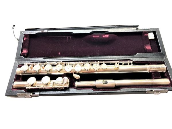 Flauta YFL-614 modelo profissional instrumento musical estojo rígido GAKKI