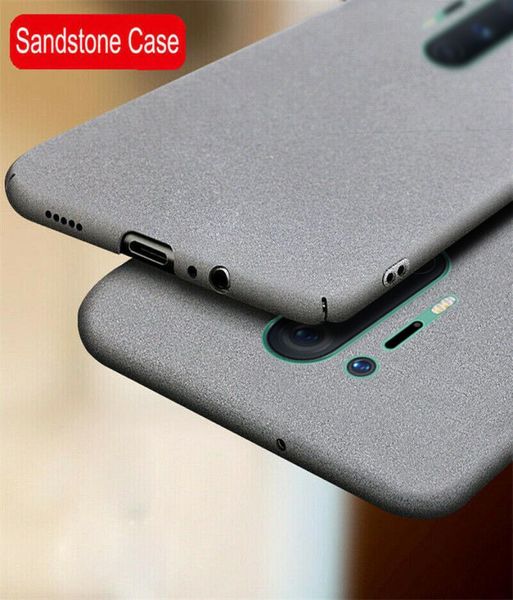 Custodie per telefoni per OnePlus 8 7T 7 Pro 6T 6 Custodia sottile in arenaria opaca antiscivolo antiurto Cover rigida per One Plus 8 Pro Capa5506079