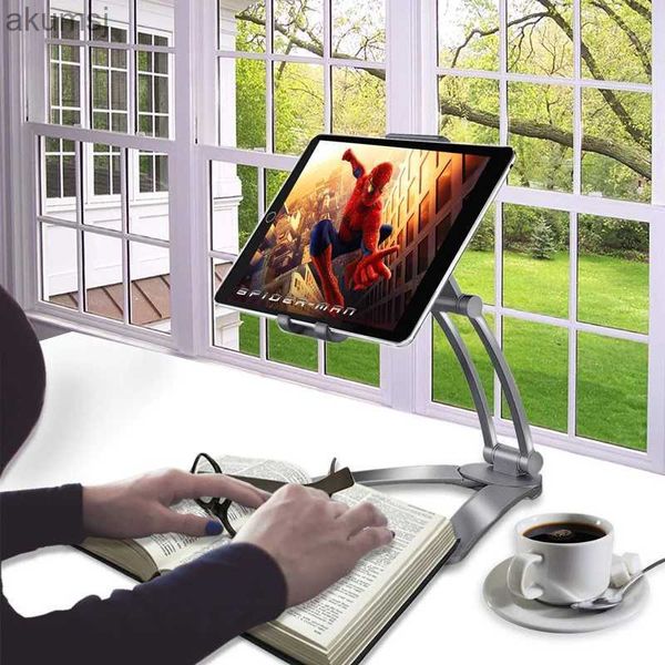 Tablet pc stands venda quente suporte para portátil tablet montagem na parede adequado para 10.5 Polegada de metal largo 5 yq240125