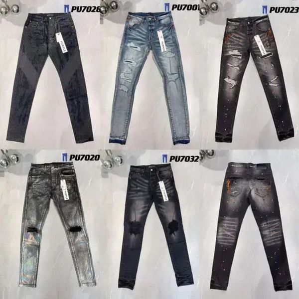 Ksubi Purple Jeans Denim Pantaloni Uomo Jeans Designer Jean Uomo Nero Pentole High-End Qualiy Sraigh Design Rero Shinny Casual Sweapans Desig 817