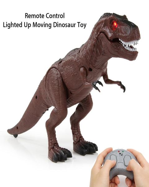 Telecomando a infrarossi Dinosauro Trucco Giocattolo per bambini RC Animale domestico elettronico Triceratop Bambino spaventoso Coccodrillo Robot Mini Rana Scorpione M8460764