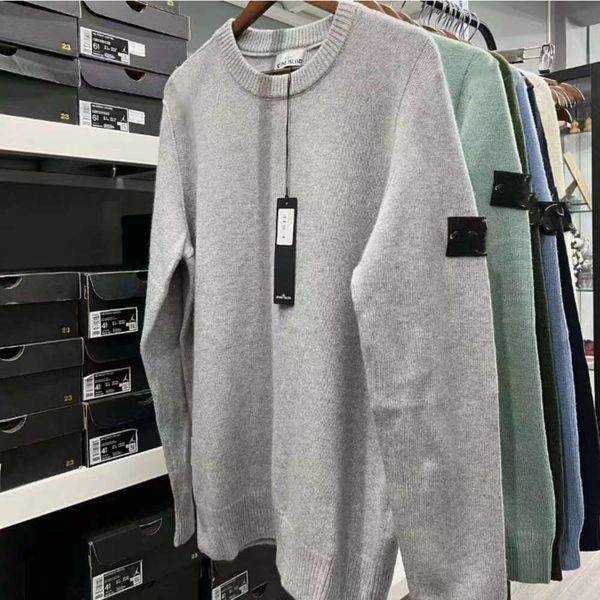 Tasarımcı Erkek Terigan Sweatshirts Sweaters Örgü Mürettebat Boyun Uzun Slevee Pullover Hoodie Çift Giyim Sonbahar ve Bahar Sıcak Taşlar Adası Sweaters Üstleri Z5A78Q