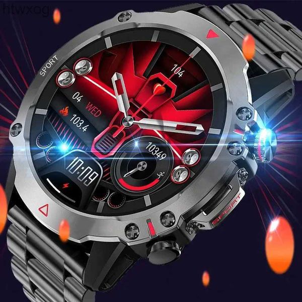 Smart Watches GEJAIN Neue 1,53 Zoll Herren AI Sprachanruf Smart Watch Sport Fitness Tracker Herzmonitor Wasserdichte Smartwatch für Android IOS YQ240125