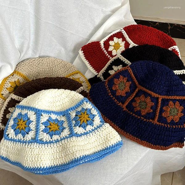 Береты, женская шапка, теплая зимняя вязаная шапка, рыбацкие аксессуары, вязаные вручную шапки, милая повседневная одежда для путешествий