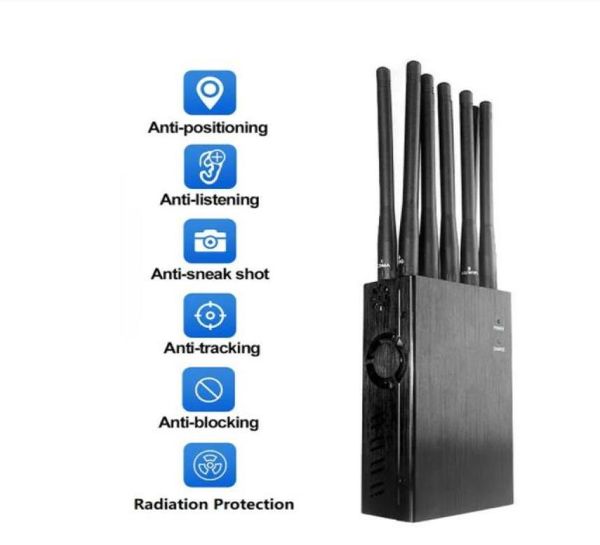 Novo detector de 10 antenas dispositivo jam mer n10 gsm 2g 3g 4g 5g wifi gps lojack bro ken3115334