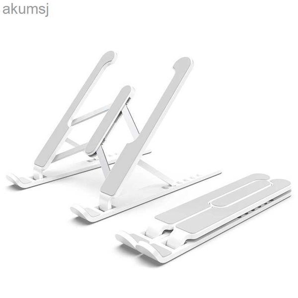 Tablet-PC-Ständer, tragbarer Laptop-Halter für MacBook Pro Air, Notebook-Halter, zusammenklappbarer Tablet-Telefonhalter aus Kunststoff, Kühlständer, tragbarer Riser YQ240125