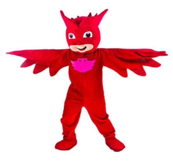 Direkt ab Werk Feuer roter Vogel Halloween Kostüm Cartoon Erwachsene Tier Maskottchen Kostüm 9625019