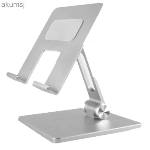 Supporti per tablet PC 1 pezzo Supporto per tablet in lega di alluminio con regolazione dell'angolo alto Tablet desktop adatto per I Pad (Argento) YQ240125