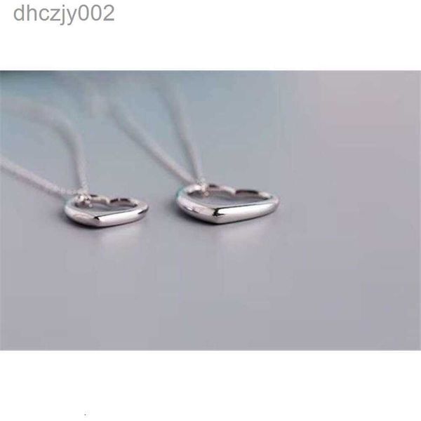 Ожерелье, классическое ожерелье с полым сердцем, кулон из стерлингового серебра S925, женские ювелирные изделия Love с коробкой PIC0