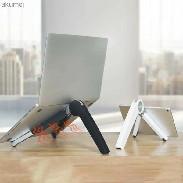 Tablet PC Stand stabile in lega di alluminio pieghevole struttura a triangolo resistente all'usura supporto per cellulare supporto per tablet da tavolo supporto stabile YQ240125