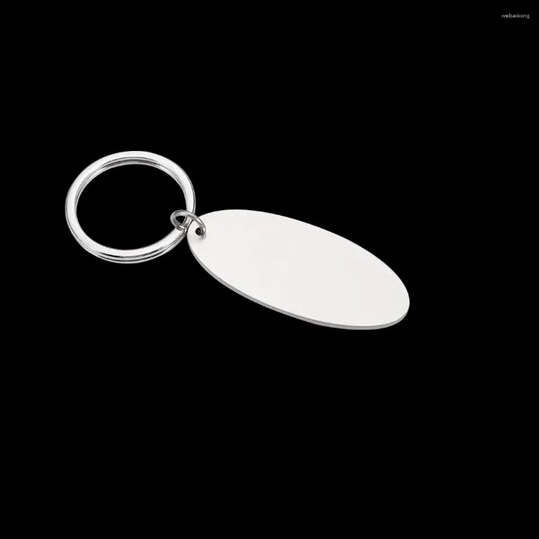 Dog Tag Accessori In Acciaio FAI DA TE Testo Logo Personalizzato Pet Per 10 pz/lotto 45x20mm In Acciaio In Bianco All'ingrosso Portachiavi Ovale