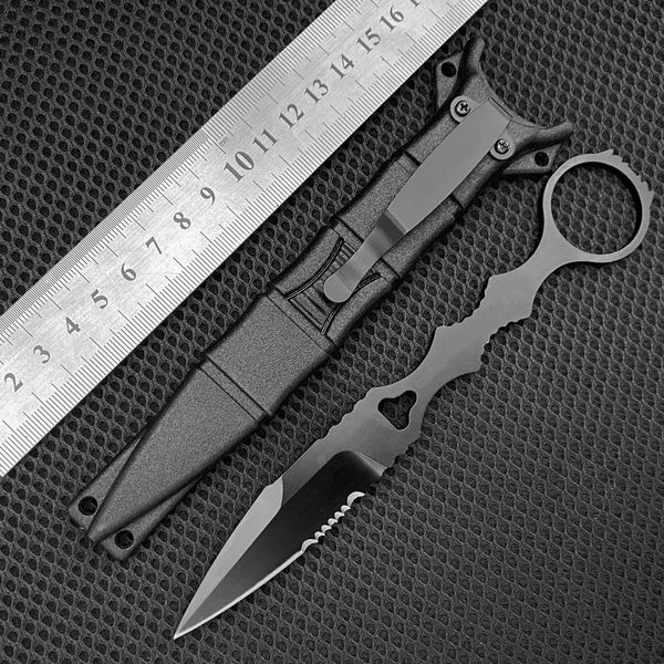 Tactical Knife BM176/173 D2 Straight Knife Fixed Blade Handle EDC Multi Tools Hunting Survival Knife Gift Knives 035