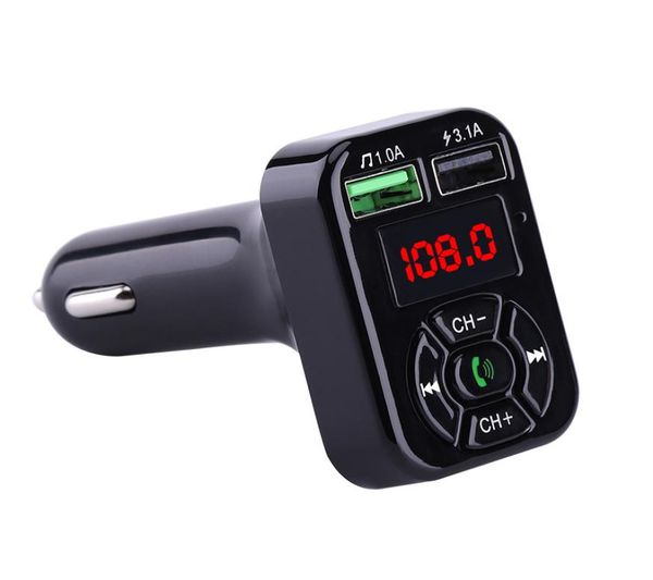 1206-CR CAR o A9 Многофункциональный Bluetooth-приемник USB-выход 5 В/3,1 А Автомобильный плеер для 12-24 В Cars3872455