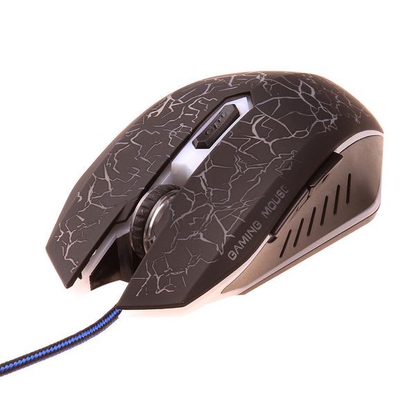 ZK20 Mouse da gioco per computer LED colorato Professionale ultra-preciso per Dota 2 LOL Mouse da gioco Mouse ergonomico USB da 2400 DPI con cavo