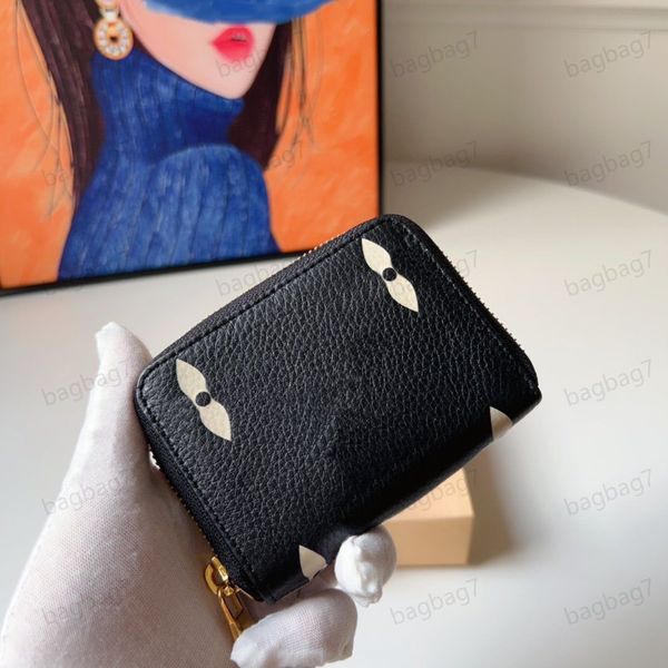 Designer -Klappe Kurzmünze Geldbörse Karteninhaber Brieftaschen Designerin Frau Handtaschen Herren Geldbeutel Luxus Brieftasche Frauen Geldbörse Kreuzbörse Reißverschluss klassische Frau Mode Bags