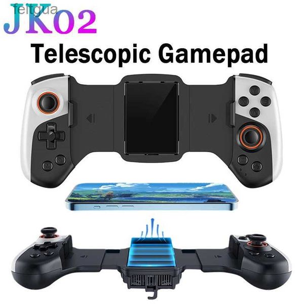 Игровые контроллеры Джойстики JK02 Телескопический контроллер геймпада Полупроводниковый радиатор Игровой кулер Ручка для игрового джойстика мобильного телефона YQ240126