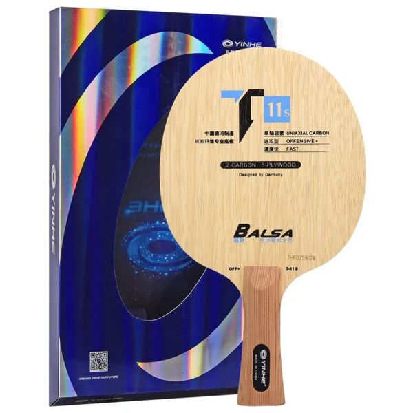 YINHE T11 Fast Break Loop Carbon Limba Balsa OFF Ракетка для настольного тенниса для пинг-понга 240122